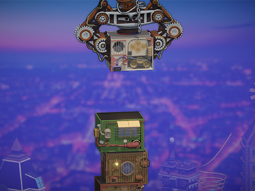 Steampunk Tower Builder gameplay screenshot