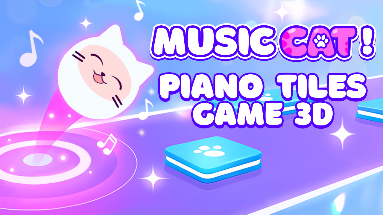 Music Cat! Piano Tiles Game 3D gameplay screenshot